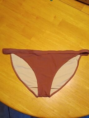 mia Joy Women's Mauve-Brown Bikini Bottom Size XL NWOT